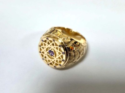 14K 12각금목걸이 C1형